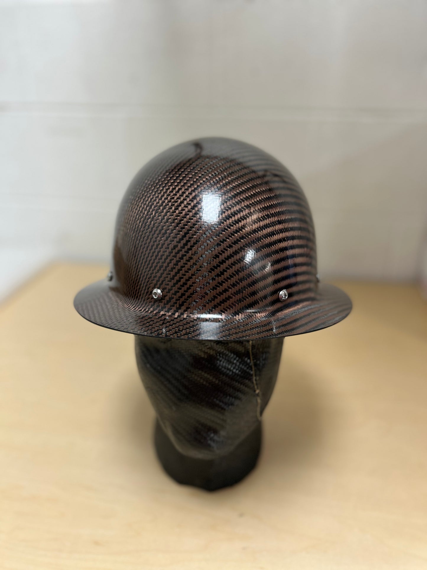 Cosmetic Blemish, BRONZE Semi Gloss, Full Brim Hard Hat