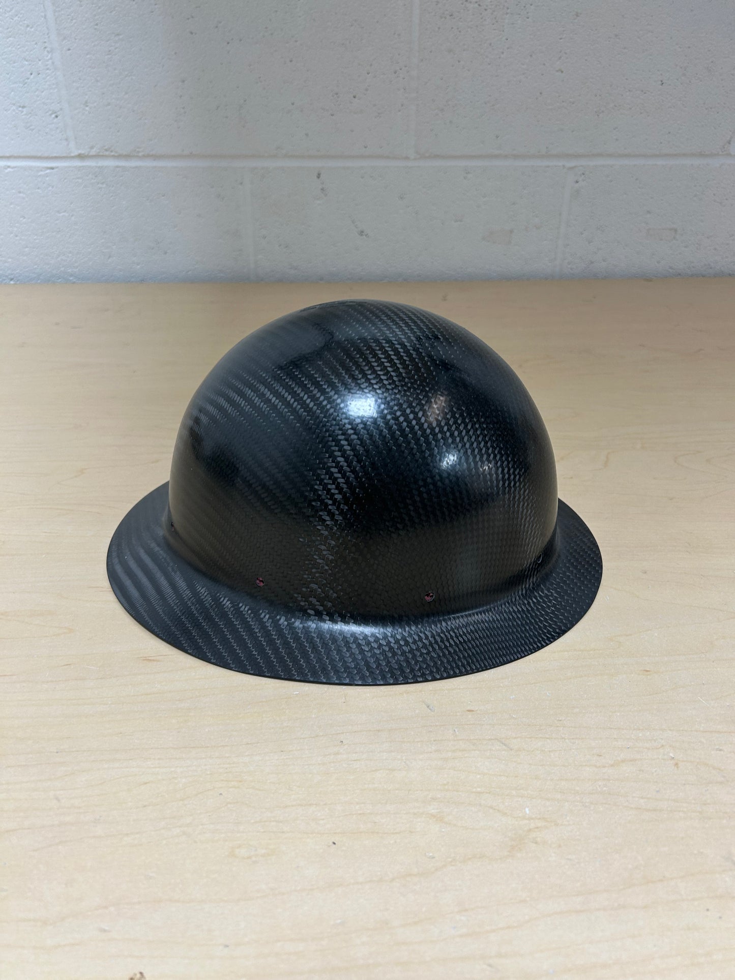 LIMITED CC Carbon/Kevlar Hard Hat: Full Brim WITH CANADA FLAG