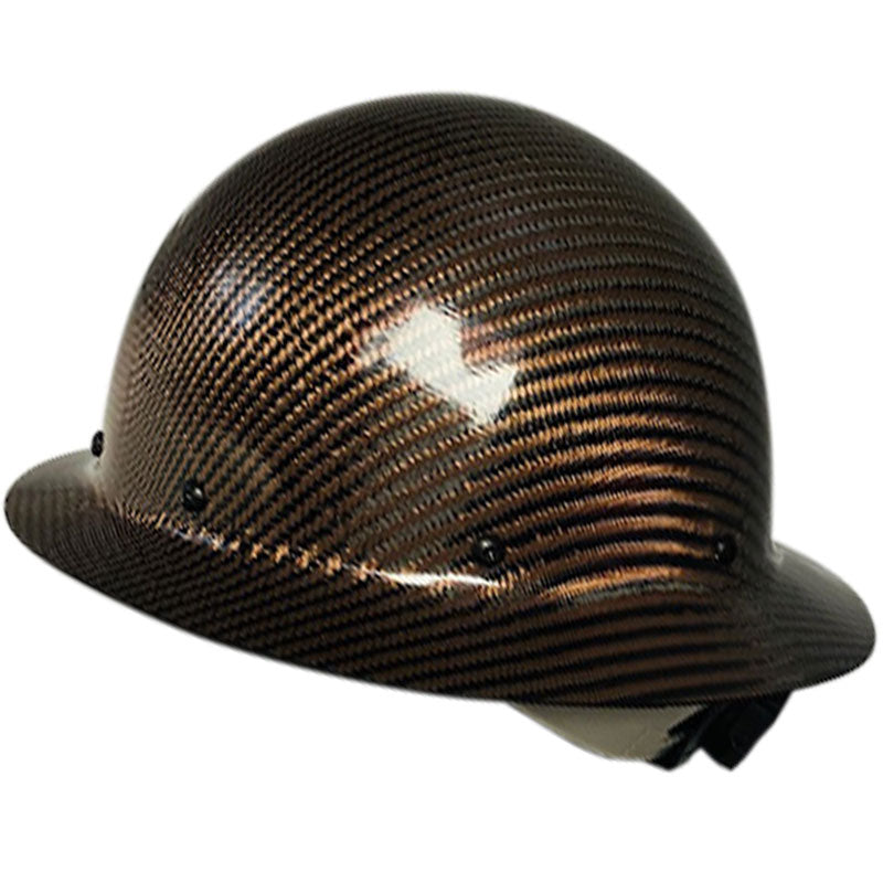 CC Carbon Kevlar Bronze Hard Hat Full Brim Cerious Composites