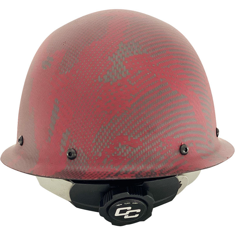 Camouflage CC™ Carbon/Kevlar® Red Hard Hat : Cap Style