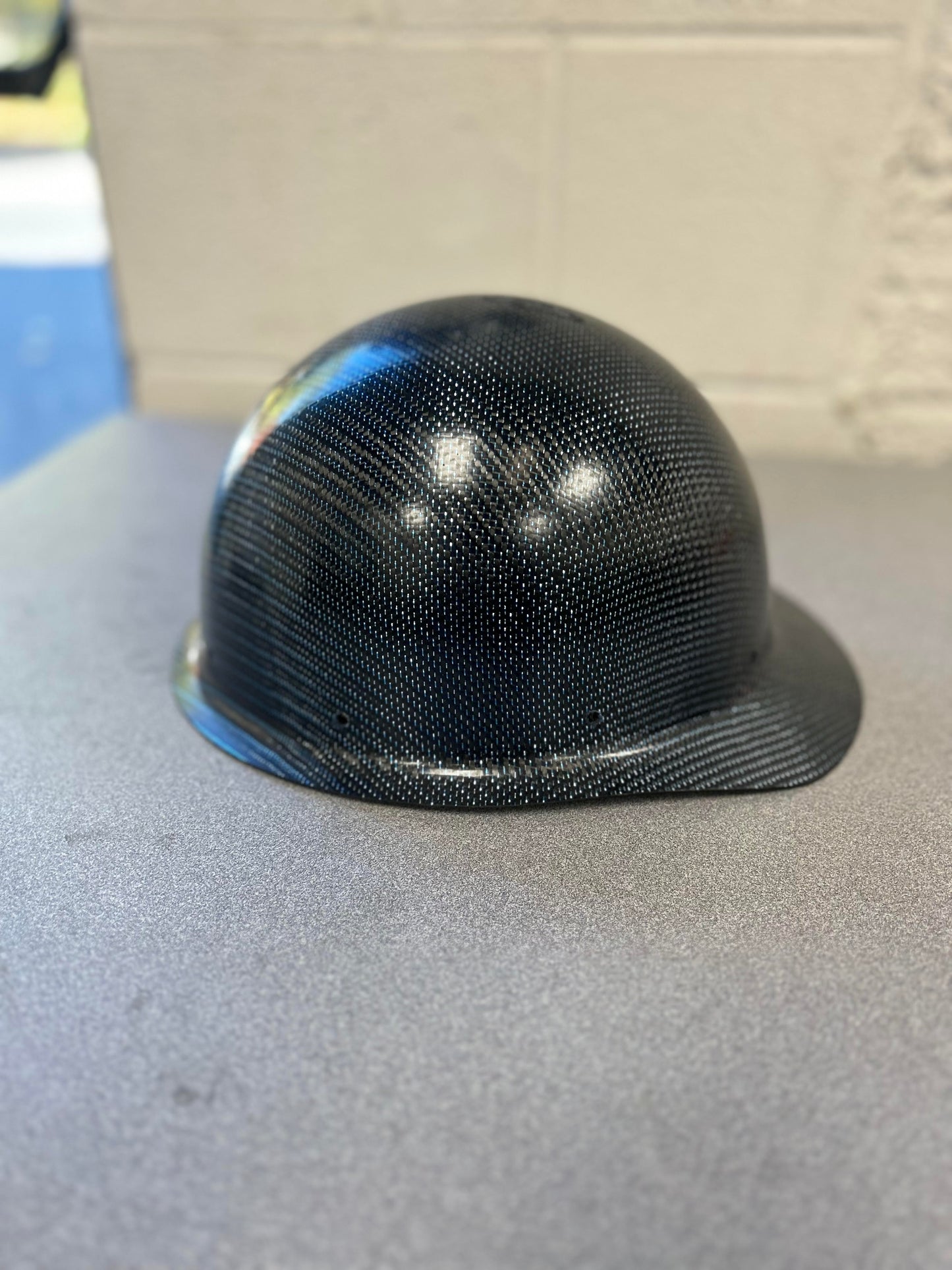 Cosmetic Blemish, BLUE REFLECTION CAP SEMI-GLOSS Hard Hat