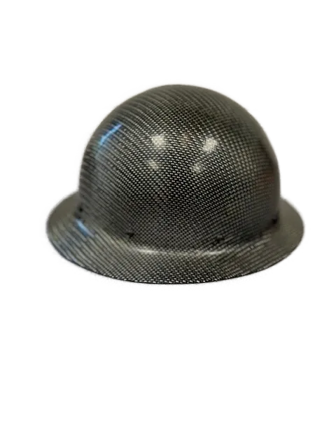 Gold Reflections Carbon/Kevlar Hard Hat: Full Brim