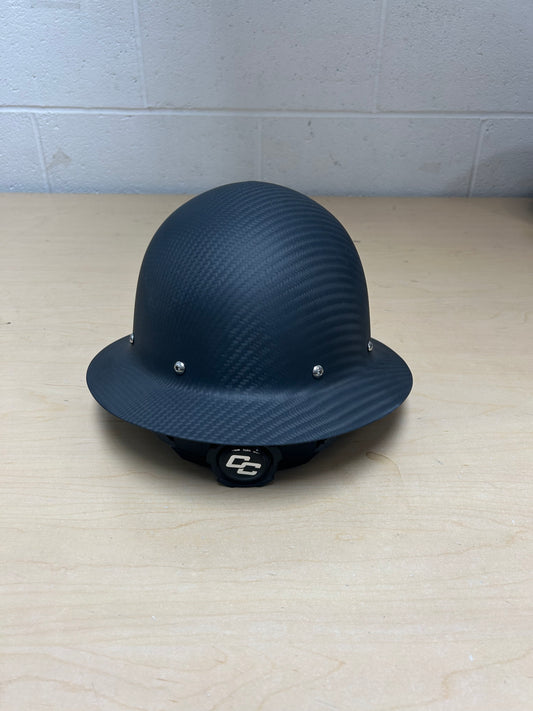CARBON /Kevlar MATTE  Finish, Cosmetic Blemish Hard Hat