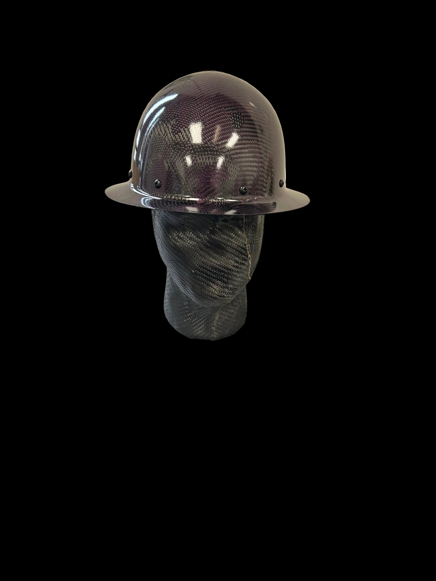 Camouflage CC™ Carbon/Kevlar® Purple Hard Hat : Full Brim