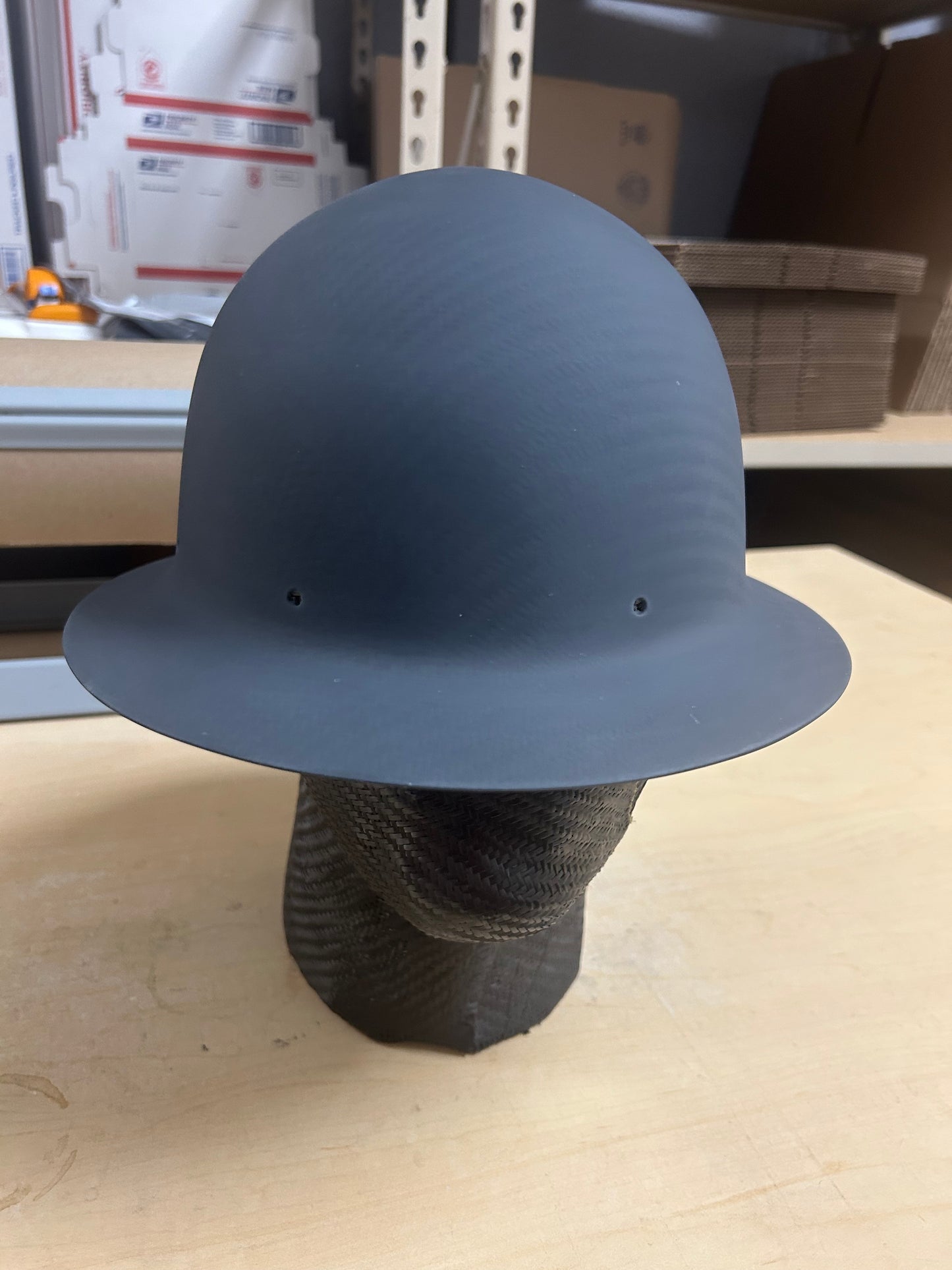 Cosmetic Blemish, CARBON Full Brim Hard Hat MATTE