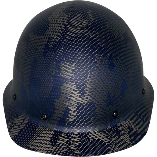 Camouflage CC™ Carbon/Kevlar® Blue Hard Hat : Cap Style