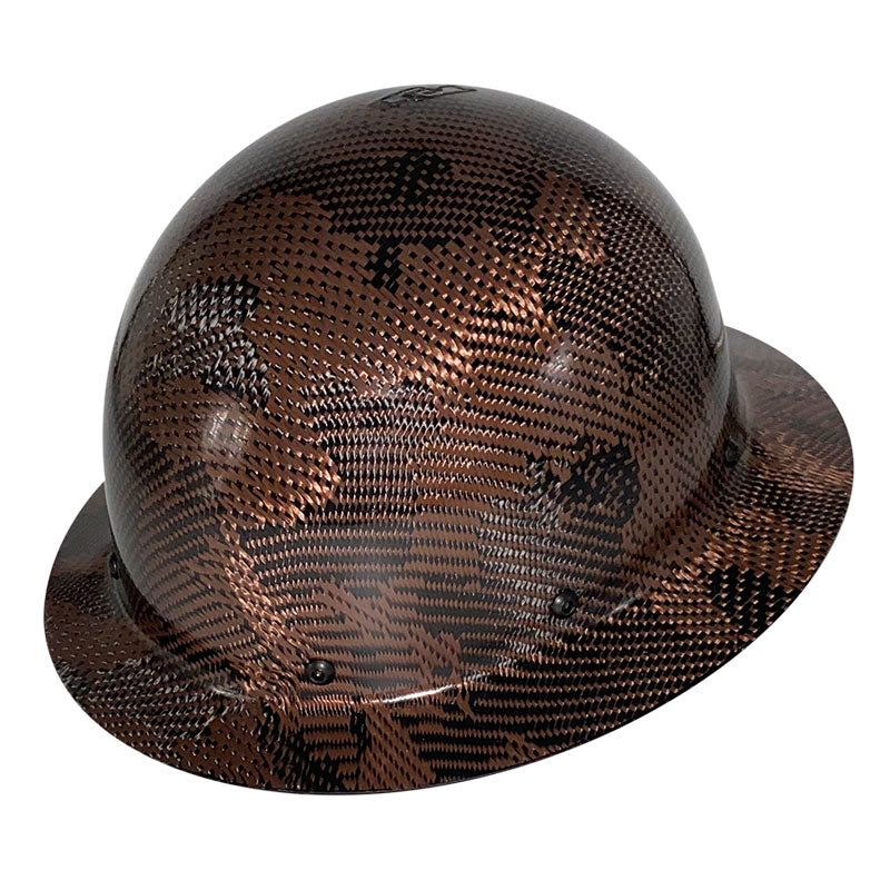 Camouflage (Limited) Carbon/Kevlar® Hard Hats : Full Brim