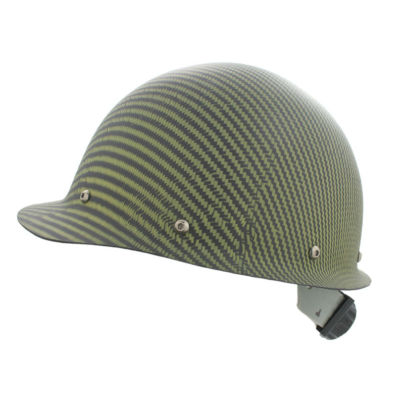 CC™ Carbon/Yellow Kevlar® Hard Hat : Cap Style